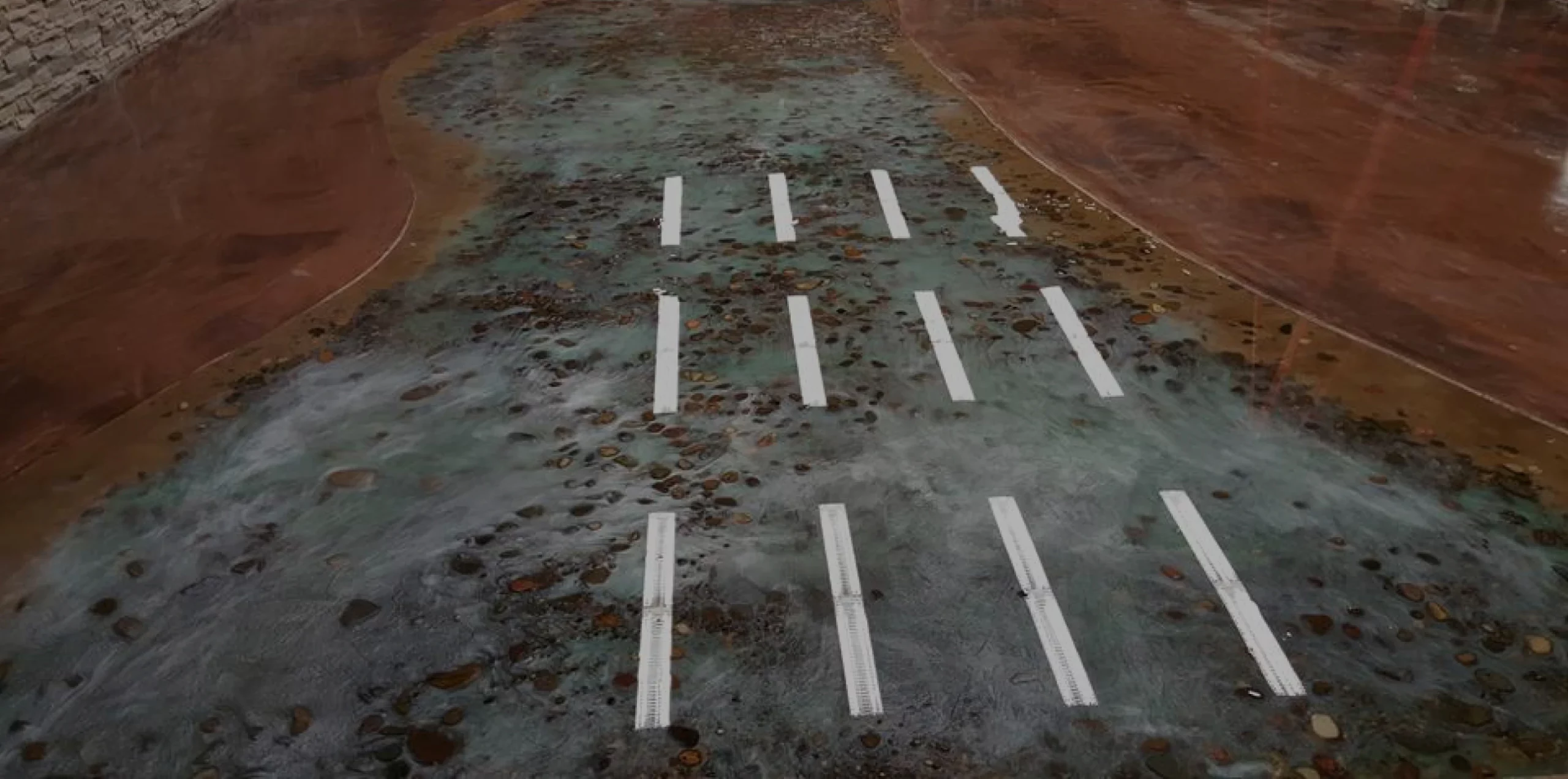 artistic rendering of epoxy flooring rainelle wv1